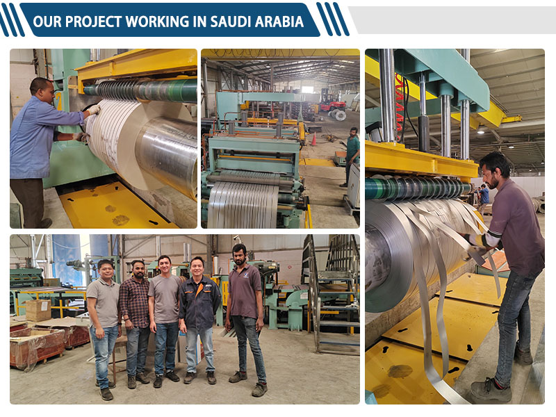 KINGREAL High Speed Coil Slittingg Machine Working In Saudi Arabia