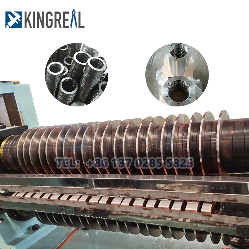 The direction of the coil slitting machine blade process